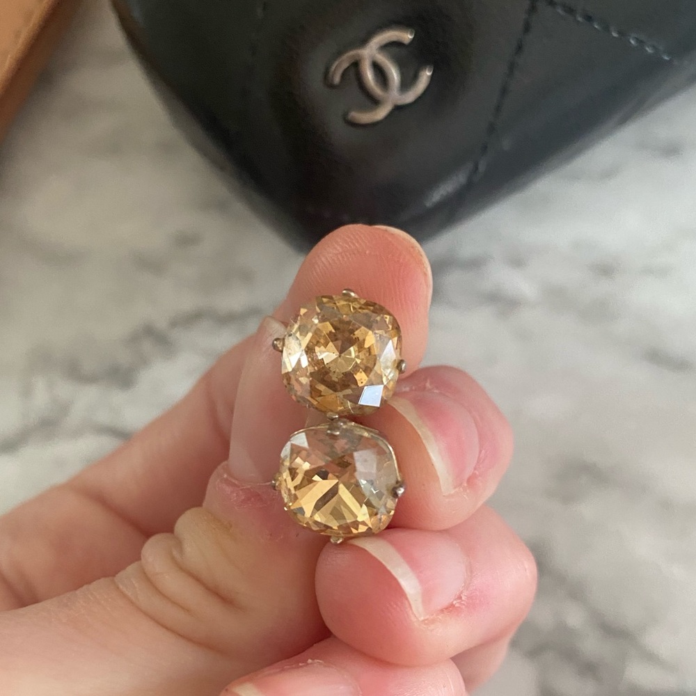 Champagne Colored Earrings